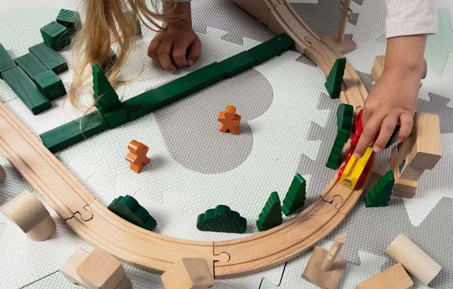 Covoras-puzzle Ricokids 7505 (Gray/Mint)