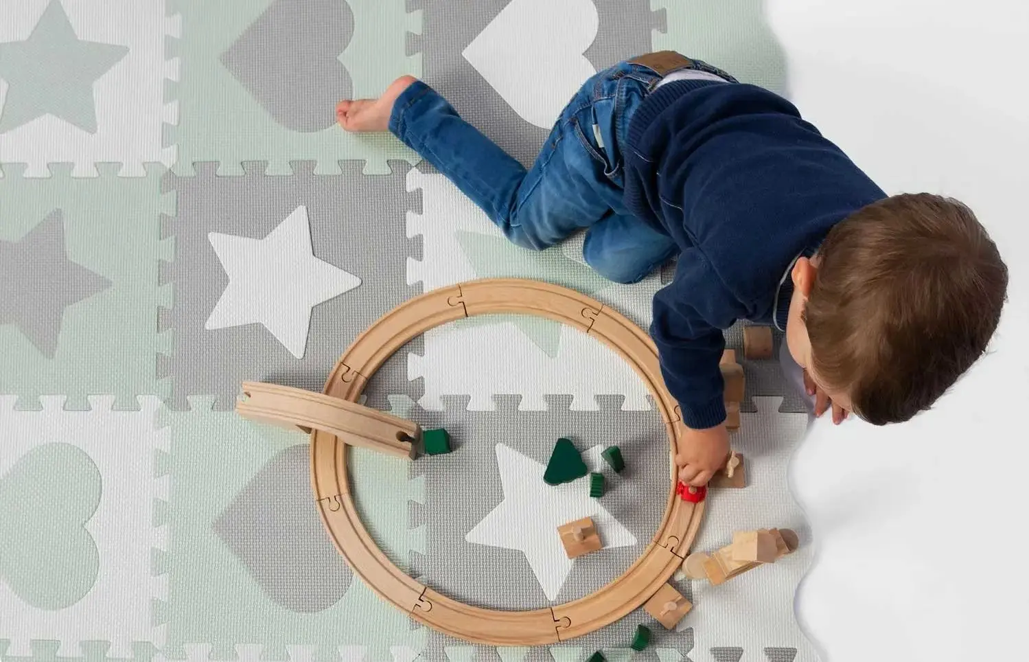 Covoras-puzzle Ricokids 7505 (Gray/Mint)