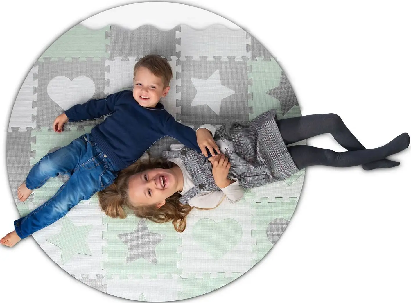 Covoras-puzzle Ricokids 7505 (Gray/Mint)