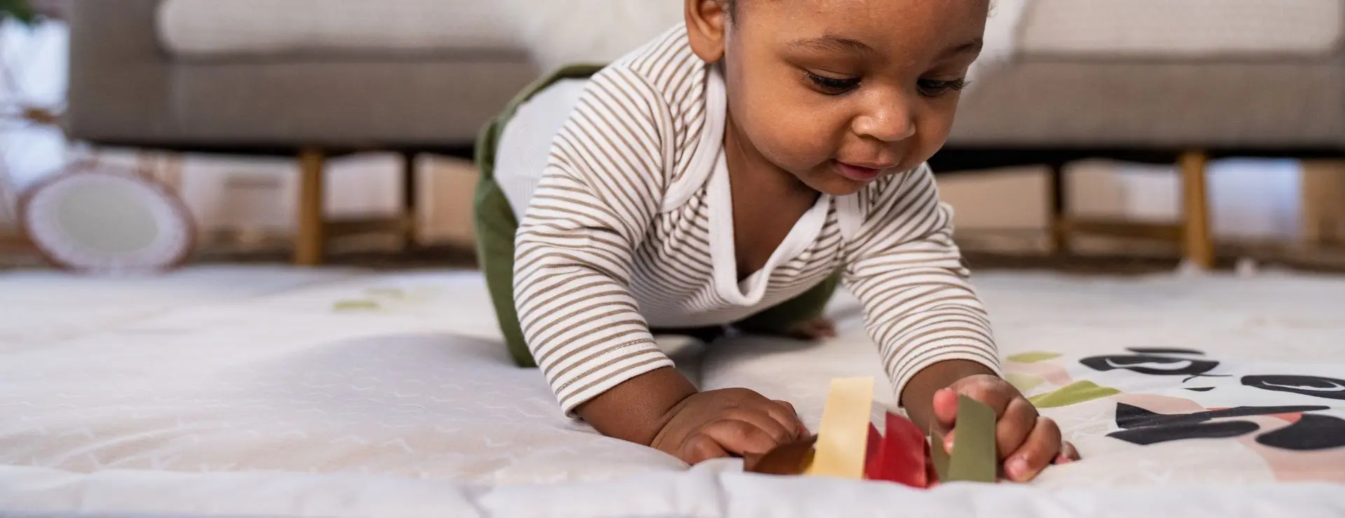 Covoras de joaca Tiny Love Boho Chic XL Super Mat (Beige)