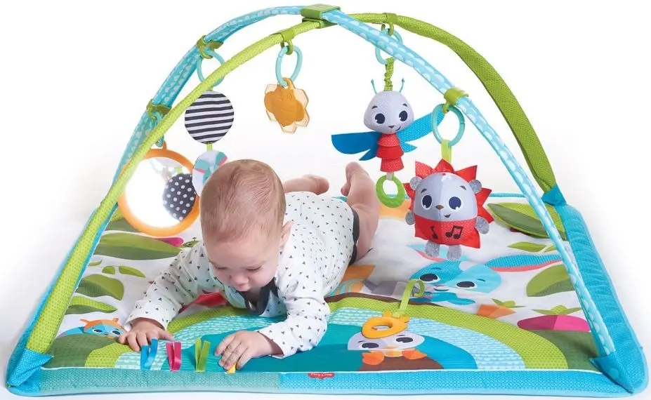 Covoras de joaca Tiny Love Meadow Days Gymini Sunny Day (Green/Blue)