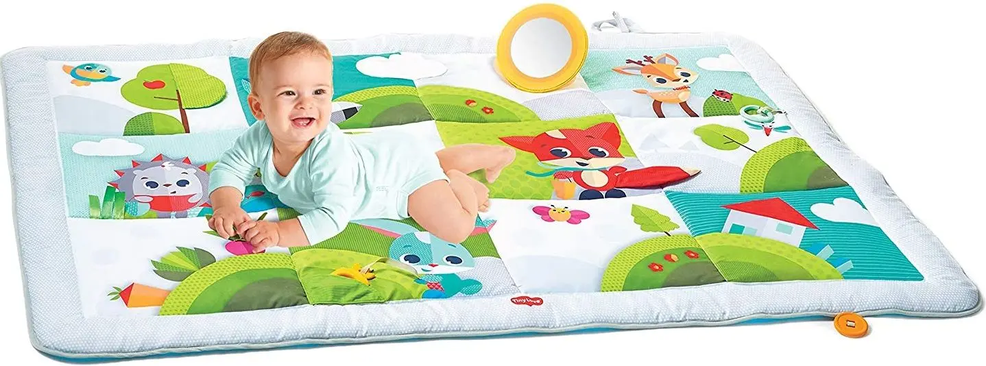 Covoras de joaca Tiny Love Meadow Days Super Mat (Multicolor)