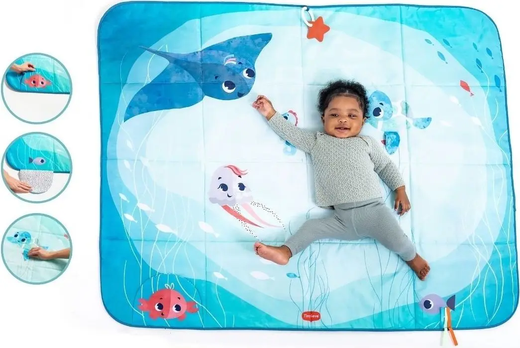 Covoras de joaca Tiny Love Treasure the Ocean XL (Blue)