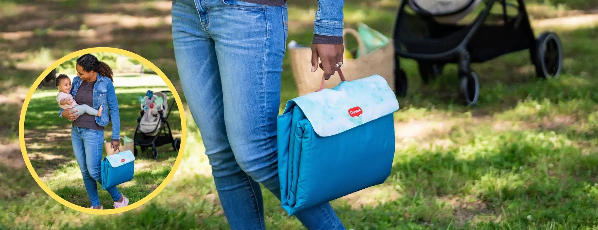 Covoras de joaca Tiny Love Treasure the Ocean XL (Blue)