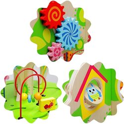 Бизиборд Tooky Toy TKC561A (Natural/Green) Thumb
