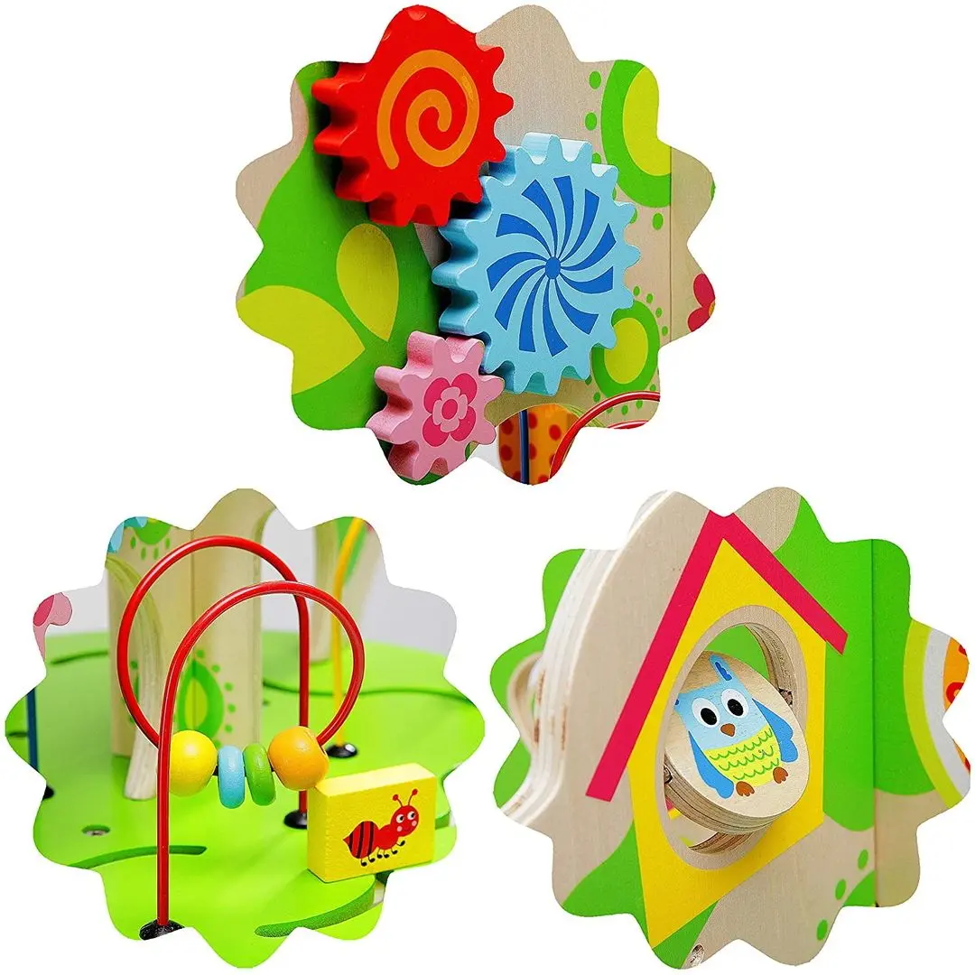 Бизиборд Tooky Toy TKC561A (Natural/Green) - 3