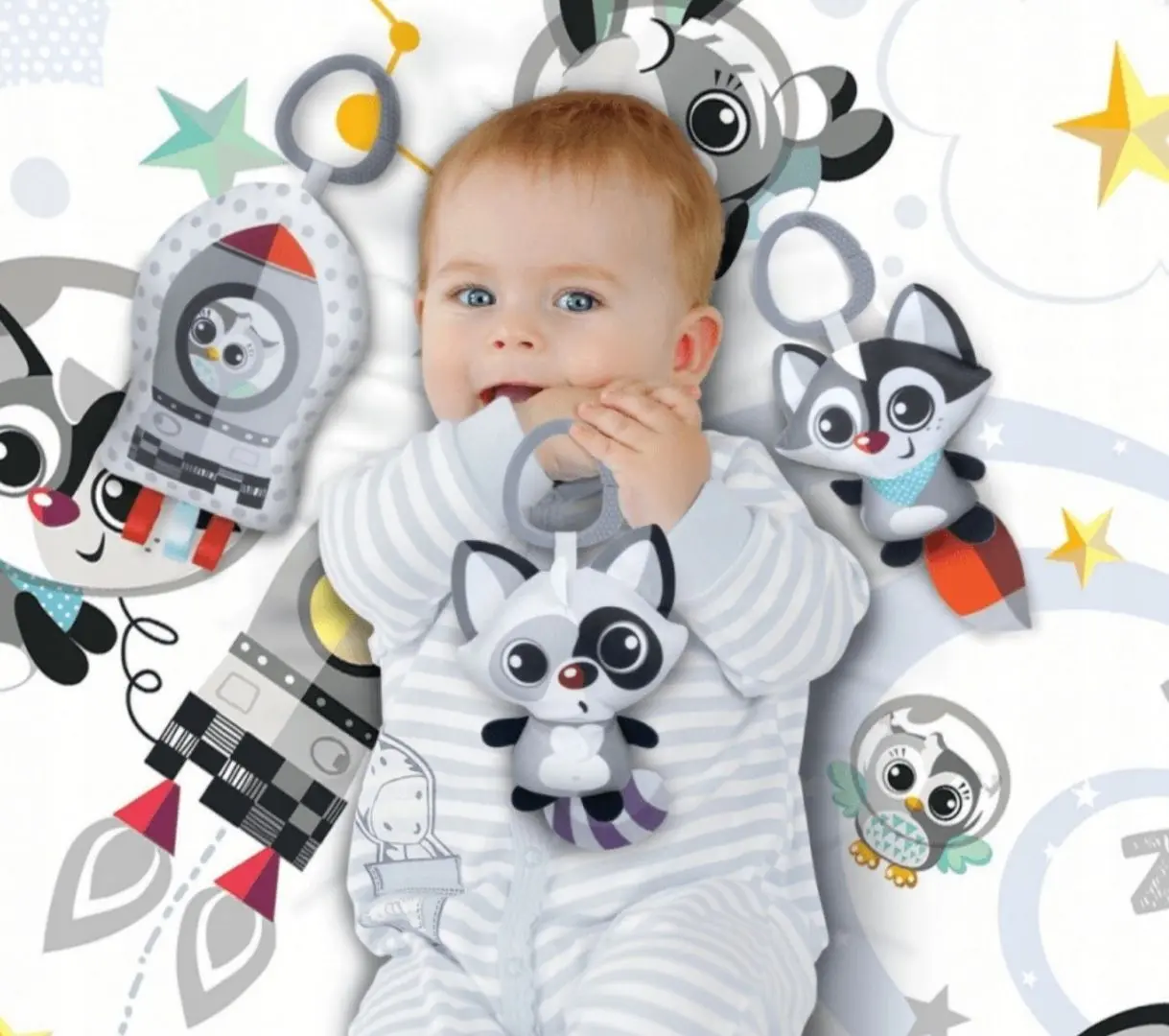 Игровой коврик Winfun Classic Baby Space (Grey/Black) - 3