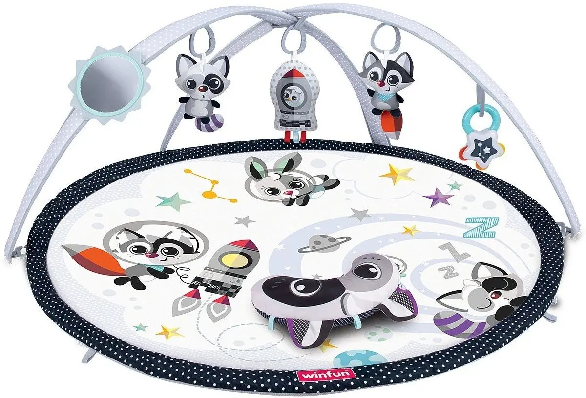 Игровой коврик Winfun Classic Baby Space (Grey/Black)
