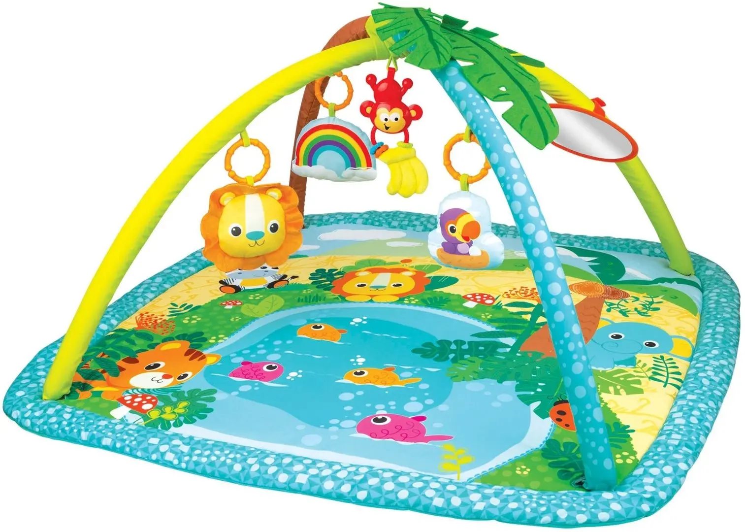 Игровой коврик Winfun Jungle Fun (Green/Blue)