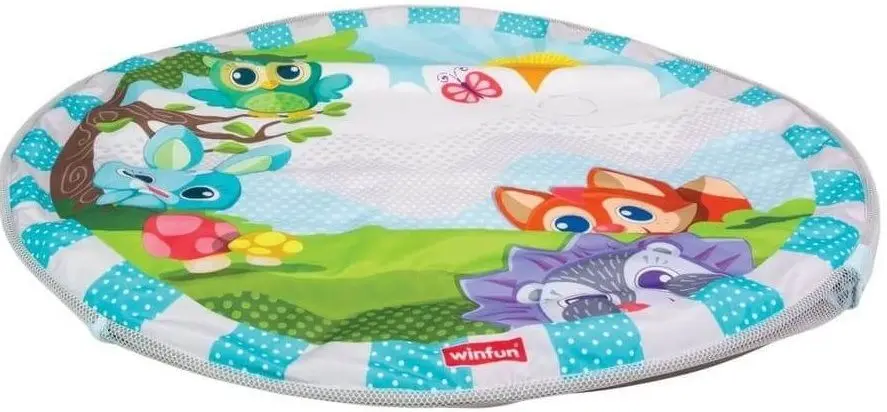 Игровой коврик Winfun Play Gym and Ball Pit (Grey/Tourqoise) - 2