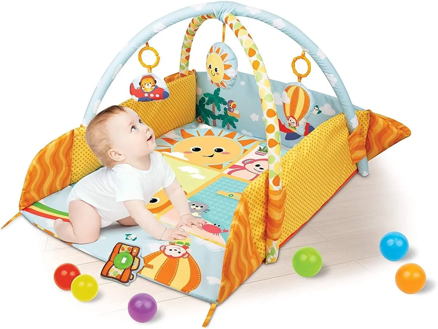 Игровой коврик Winfun Travel Fun Deluxe (Yellow/Blue) - 3