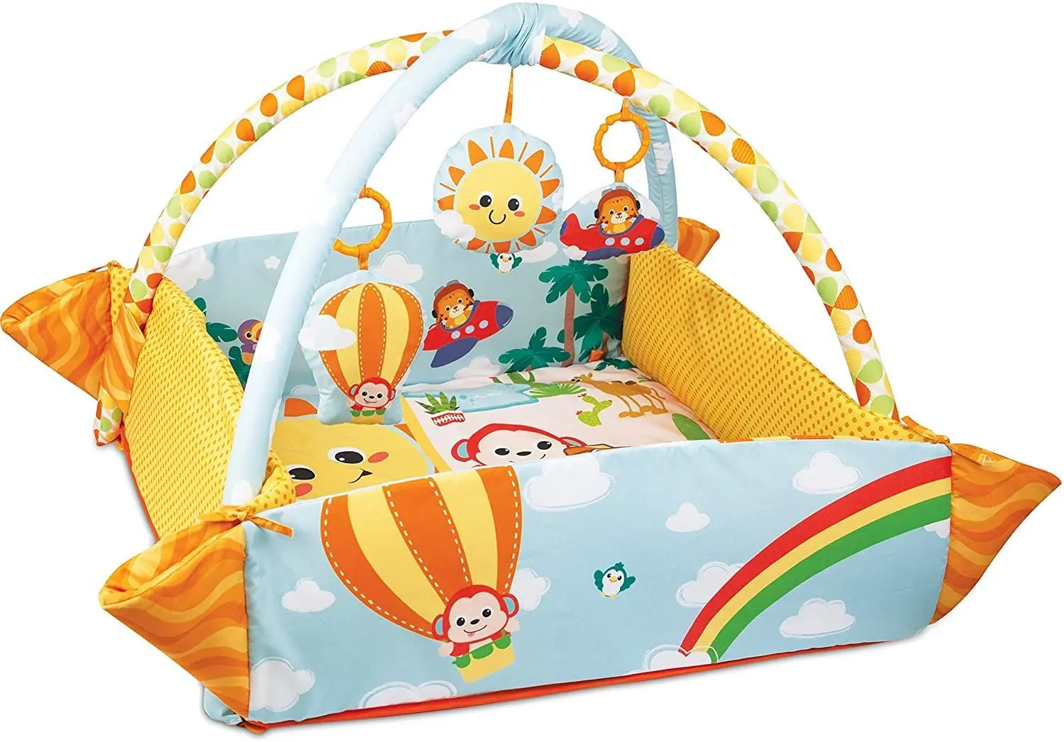 Игровой коврик Winfun Travel Fun Deluxe (Yellow/Blue) - 4