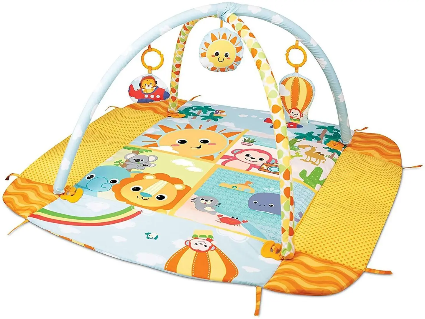 Игровой коврик Winfun Travel Fun Deluxe (Yellow/Blue)