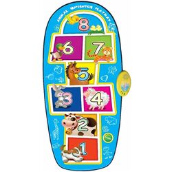 Covoras de joaca Zippy Mat Animal Hopscoth Playmat (Blue)