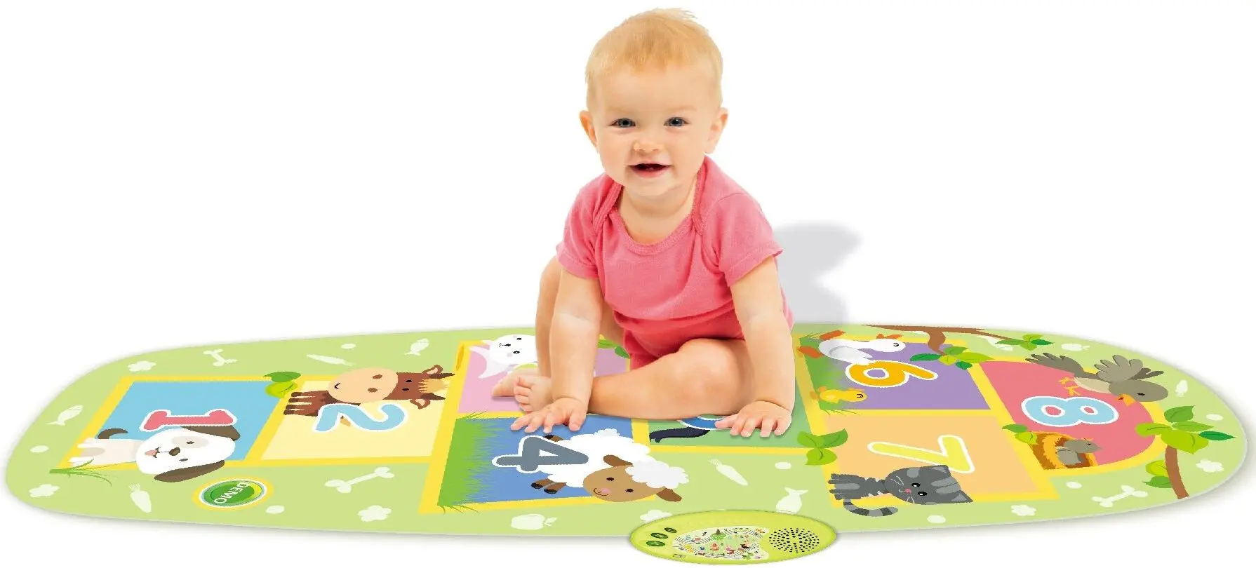 Covoras de joaca Zippy Mat Animal Hopscoth Playmat (Green) - 2