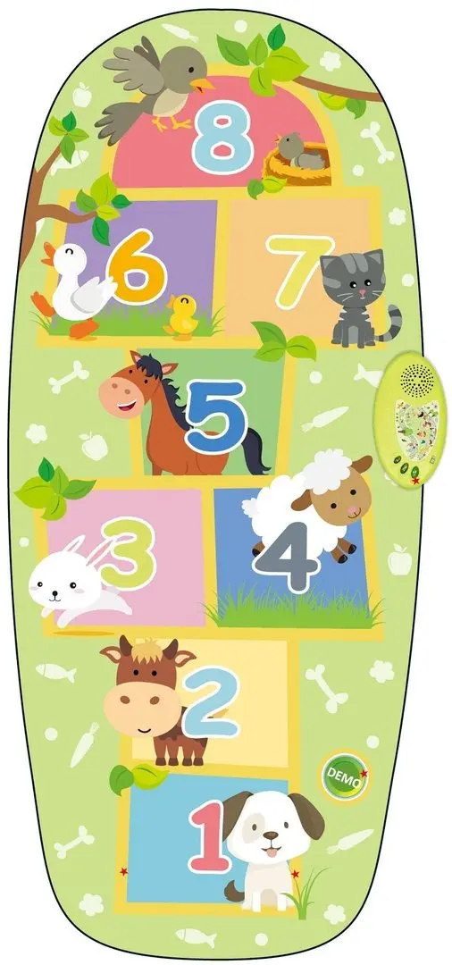Covoras de joaca Zippy Mat Animal Hopscoth Playmat (Green)
