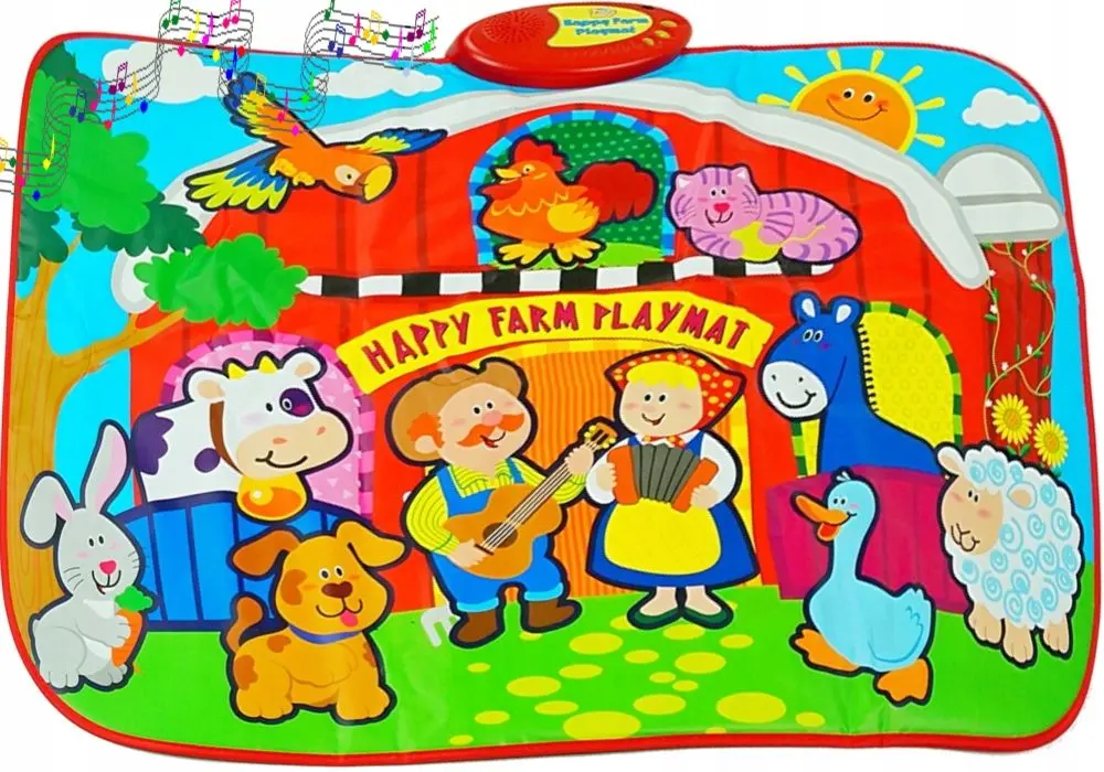 Covoras de joaca Zippy Mat Happy Farm (Multicolore)