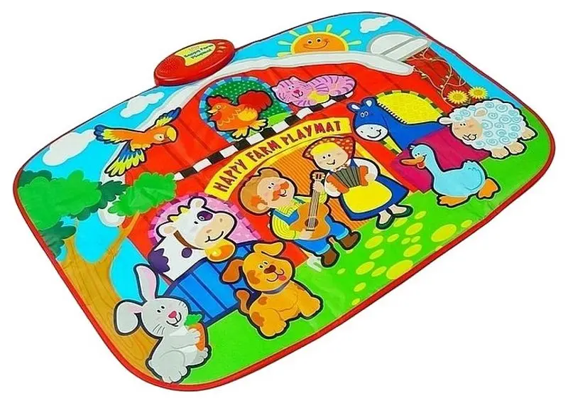 Covoras de joaca Zippy Mat Happy Farm (Multicolore) - 2