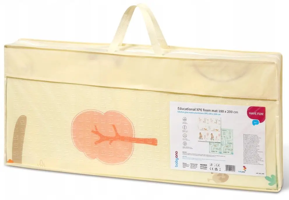 Игровой коврик Babyono 1480 (Beige/Green) - 4