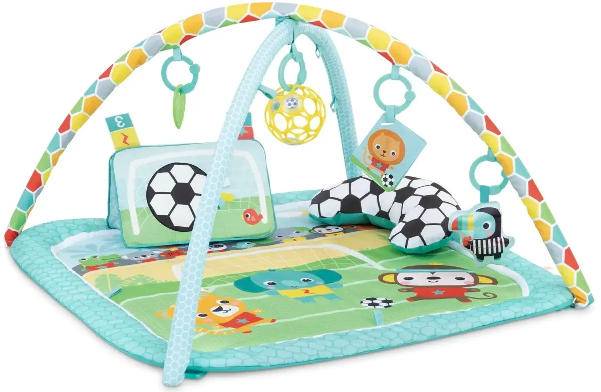 Covoras de joaca Bright Starts Grip & Kick Oball (Multicolor)
