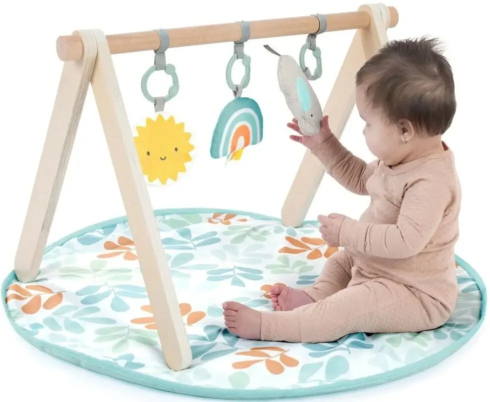 Covoras de joaca Bright Starts Ingenuity Cozy Spot (Beige/Blue)