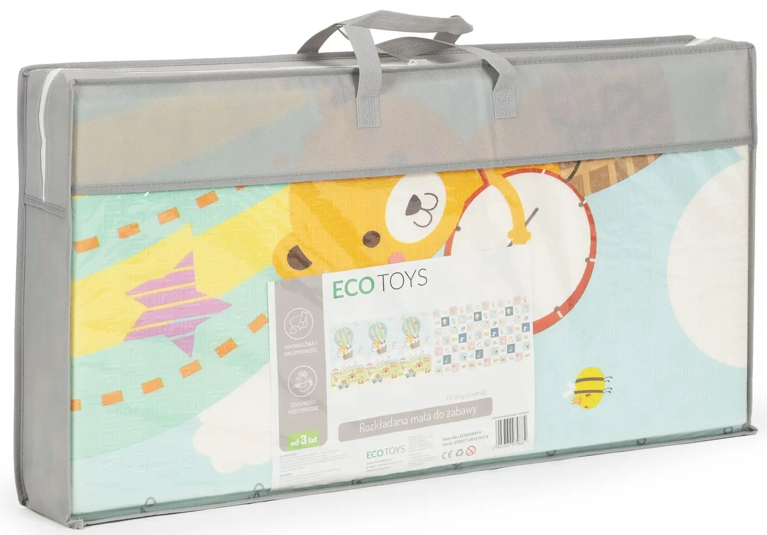 Covoras de joaca Ecotoys ECOEVA014 (Multicolor)