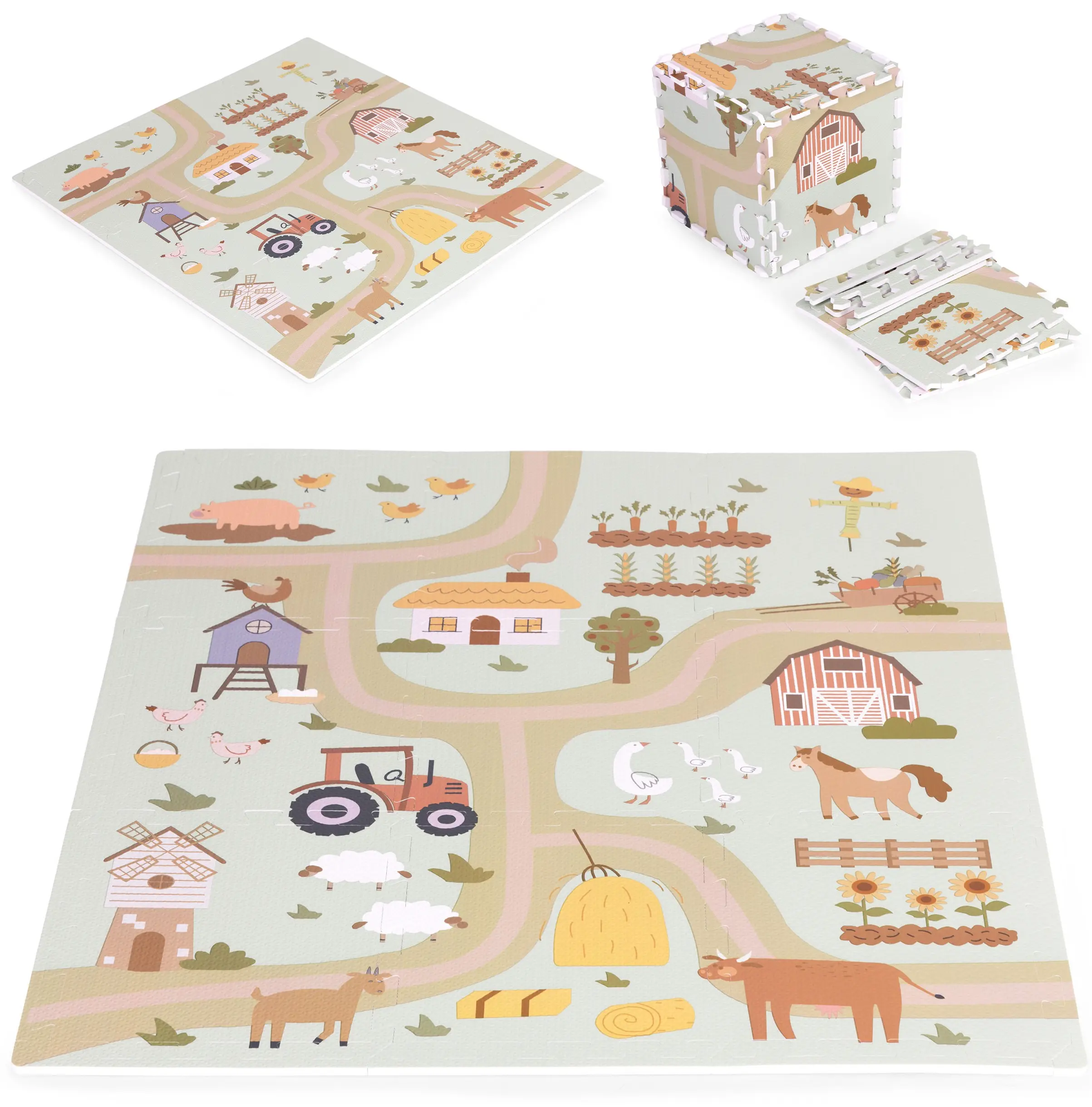 Игровой коврик Ecotoys ECOEVA019 (Multicolor) - 3