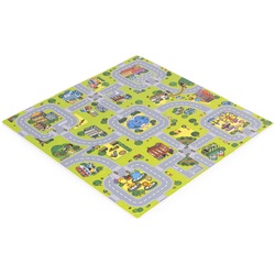 Covoras-puzzle Ecotoys ECOEVA018 (Green/Grey) Thumb