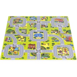Covoras-puzzle Ecotoys ECOEVA018 (Green/Grey) Thumb