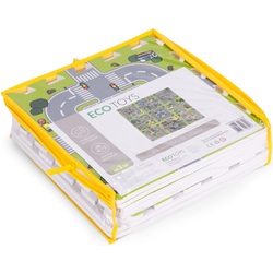 Covoras-puzzle Ecotoys ECOEVA018 (Green/Grey) Thumb