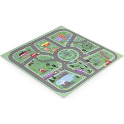 Covoras-puzzle Ecotoys ECOEVA021 (Green/Grey) Thumb
