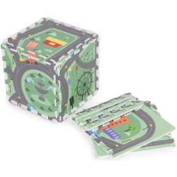 Covoras-puzzle Ecotoys ECOEVA021 (Green/Grey) Thumb