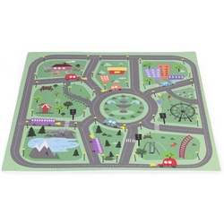 Covoras-puzzle Ecotoys ECOEVA021 (Green/Grey)