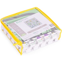 Covoras-puzzle Ecotoys ECOEVA021 (Green/Grey) Thumb
