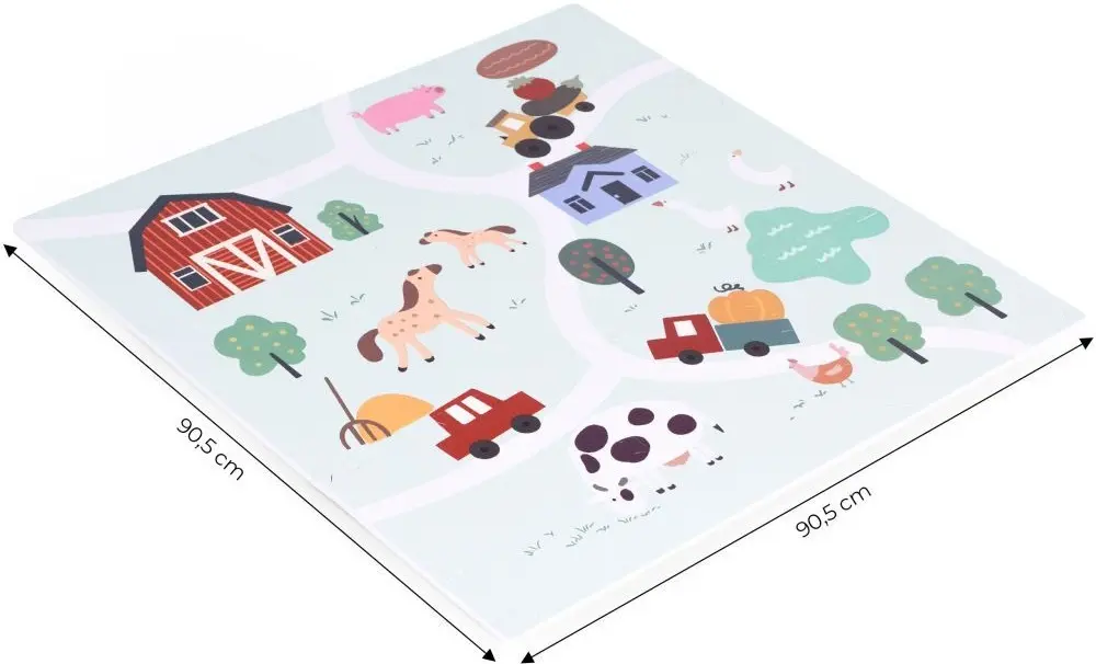 Covoras-puzzle Ecotoys ECOEVA021 (Green/White)