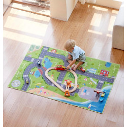 Игровой коврик Hape Railworld Discovery E3796 (Multicolor) Thumb