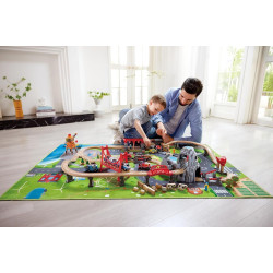 Игровой коврик Hape Railworld Discovery E3796 (Multicolor) Thumb