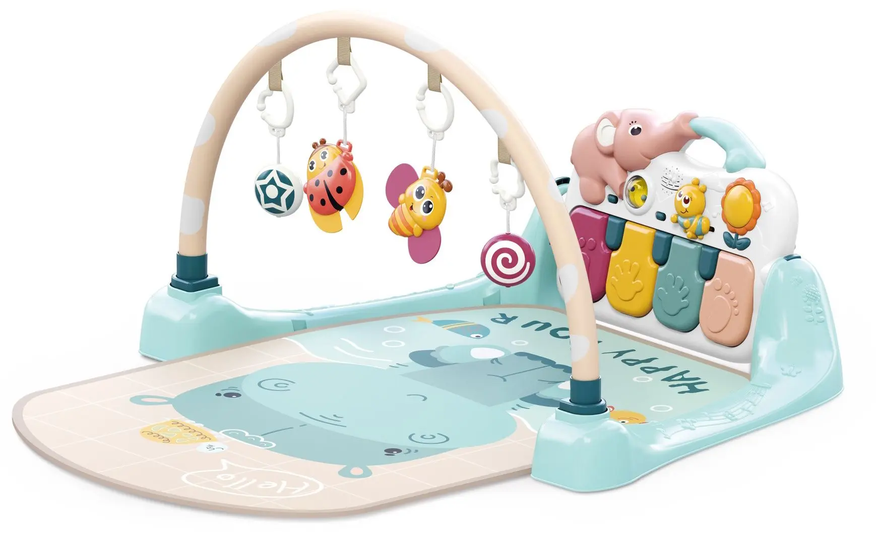 Covoras de joaca 4in1 Hola Toys HE898900 (Blue/Rose)