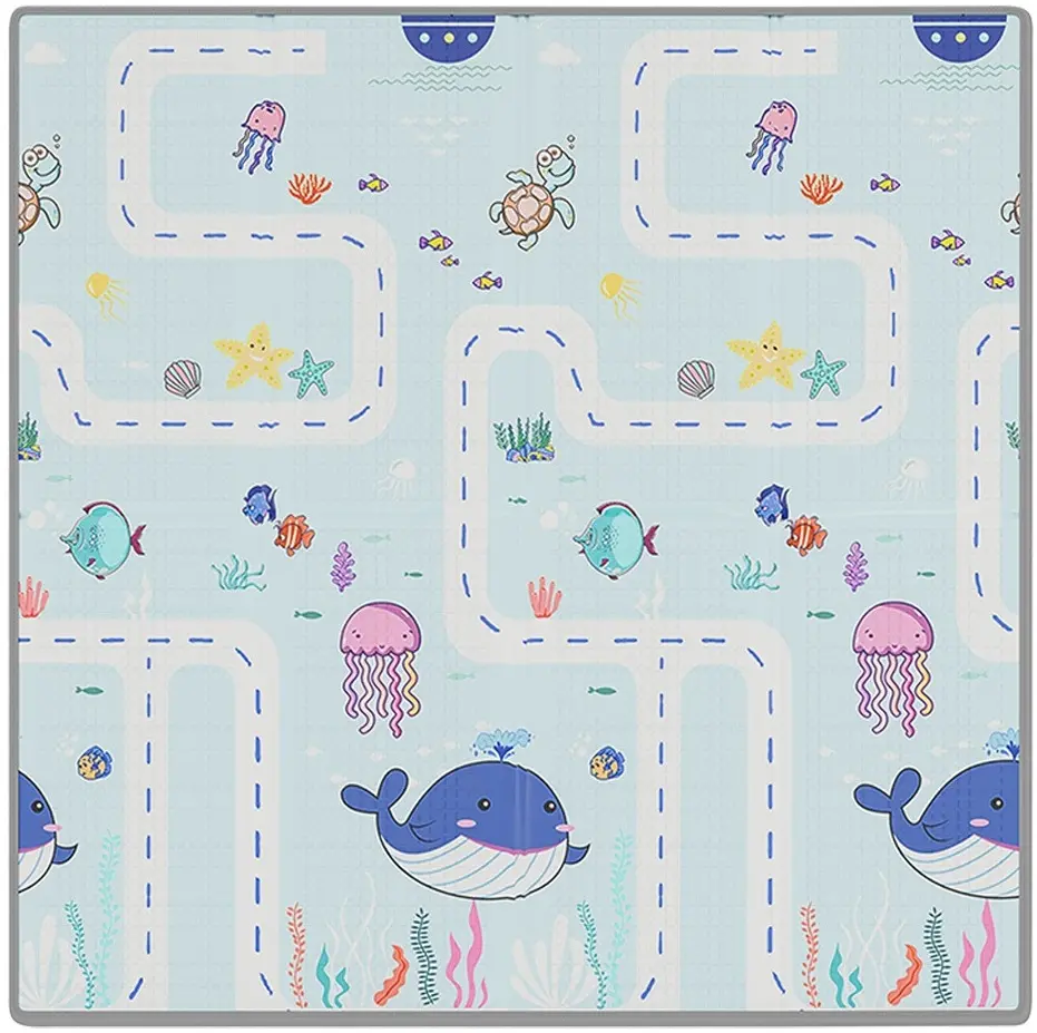 Covoras de joaca Humbi FM-231101 (Sea/Alphabet)