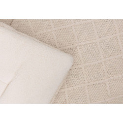 Игровой коврик Jollein Check Knit 75x95 (Oatmeal) Thumb