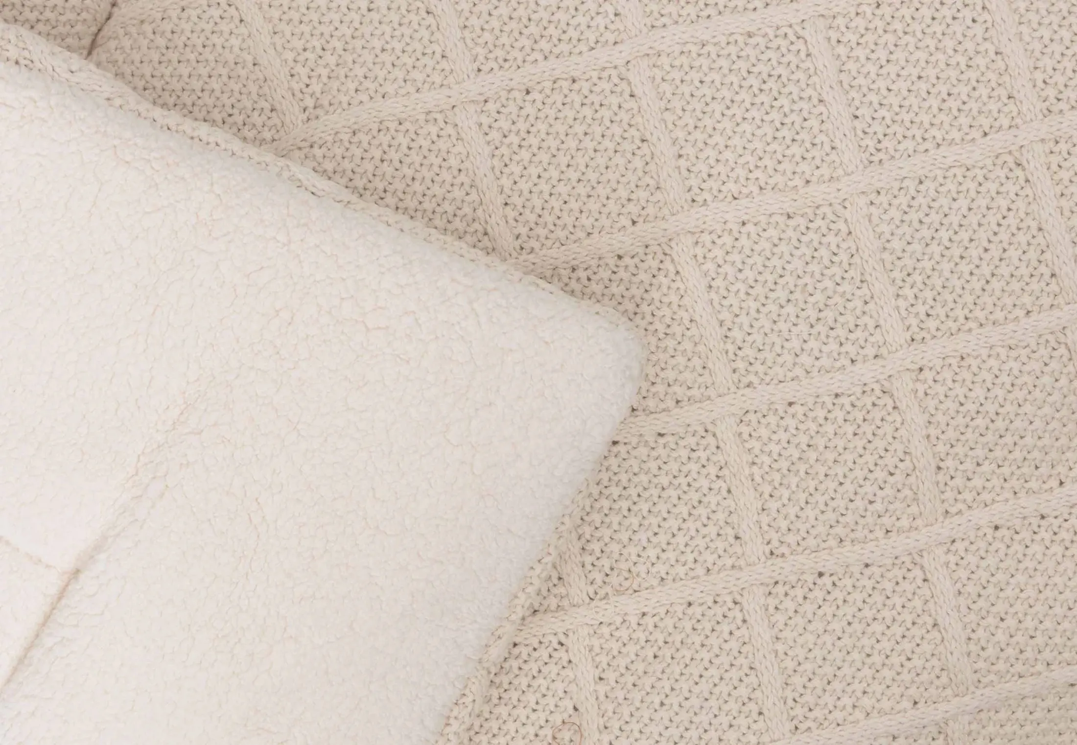 Игровой коврик Jollein Check Knit 75x95 (Oatmeal) - 3