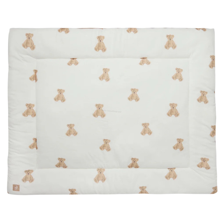 Covoras de joaca Jollein Teddy Bear 76x95 (White/Brown)
