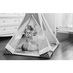 Covoras de joaca 2in1 Kikka Boo Teepee  Adventure Girl (Multicolor) Thumb