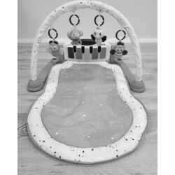 Covoras de joaca Kikka Boo Fluffy Clavier (Grey) Thumb