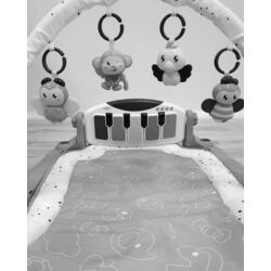 Covoras de joaca Kikka Boo Fluffy Clavier (Grey) Thumb