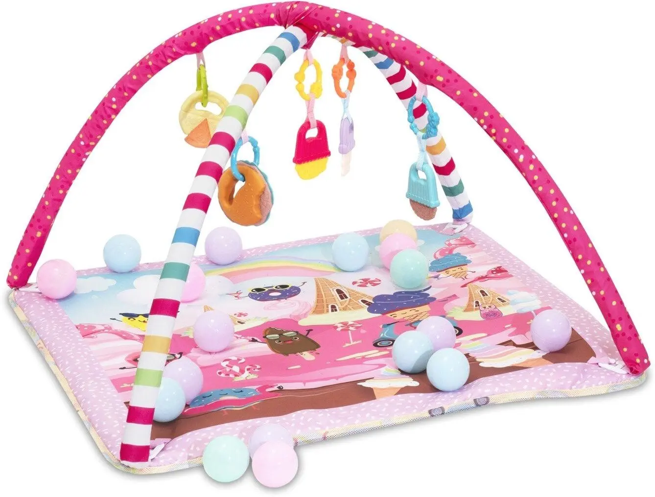 Covoras de joaca Kikka Boo Pink Sky (Pink)