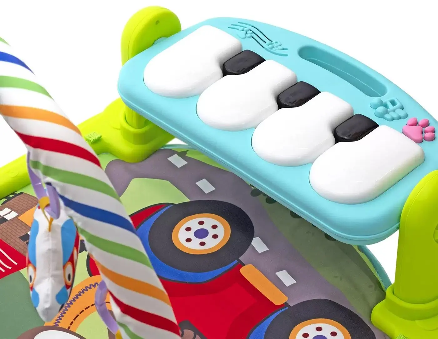 Covoras de joaca KikkaBoo Piano (Mint) - 6