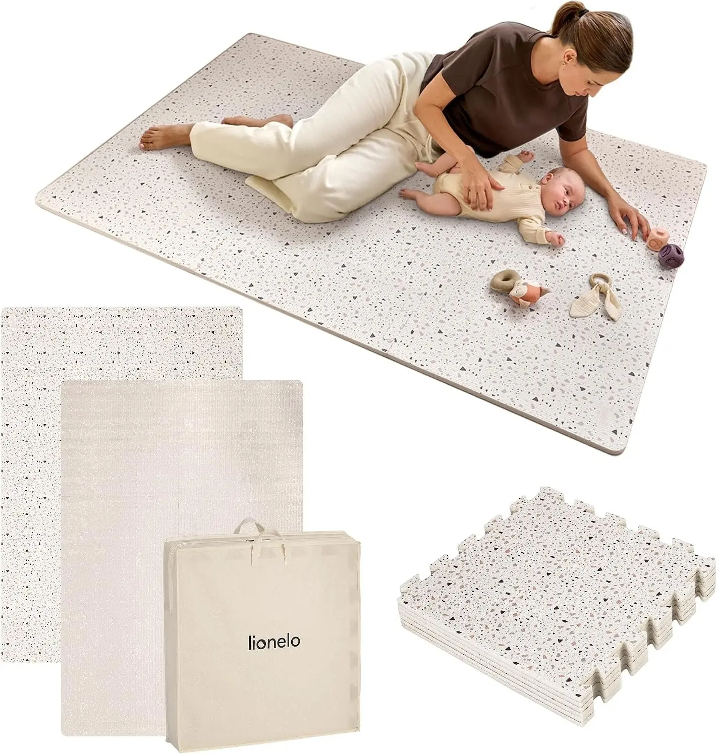 Игровой коврик Lionelo Yoka (Beige) - 6