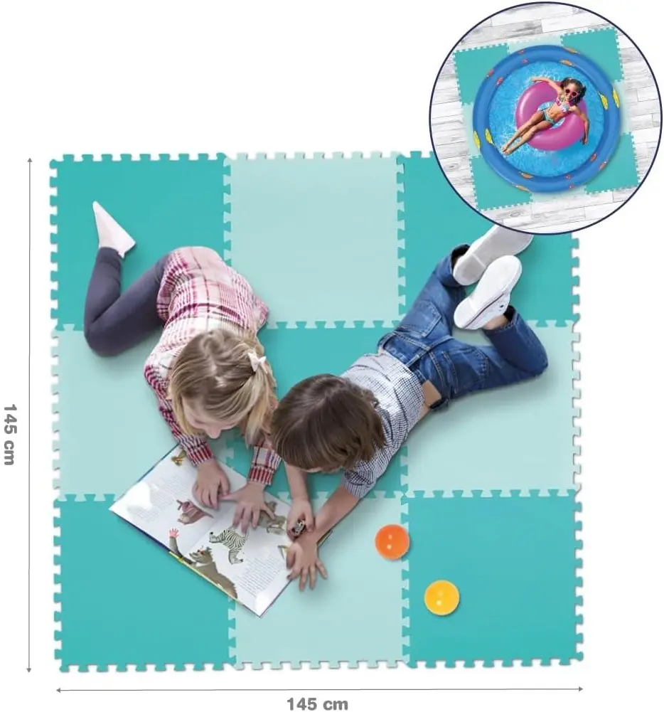 Коврик-пазл Ludi XXL 90039 (Blue) - 4
