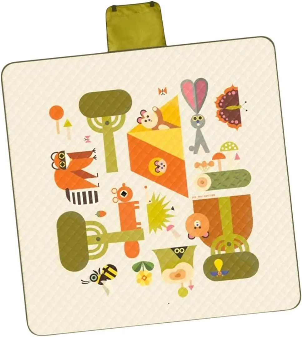 Covoras de joaca Mideer MD1249 (Green/Beige)